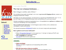 Tablet Screenshot of foxware.nl